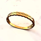 Gold finish bracelet