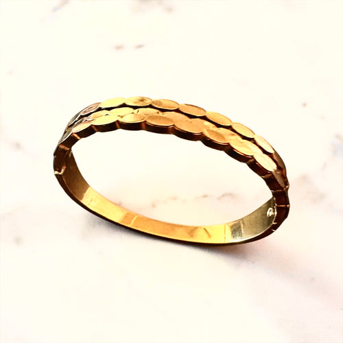 Gold finish bracelet