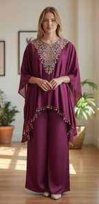 Purple kaftaan set