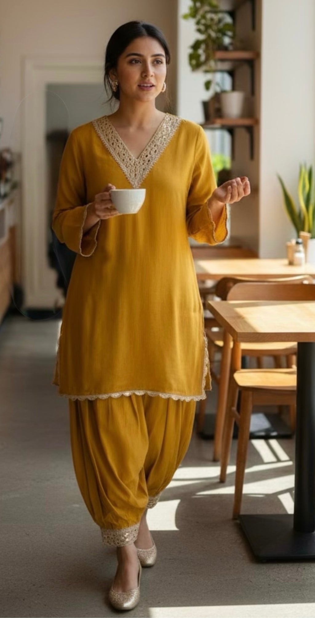 Mustard yellow co-ord set