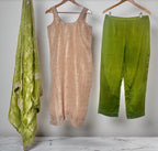 Green n gold suit