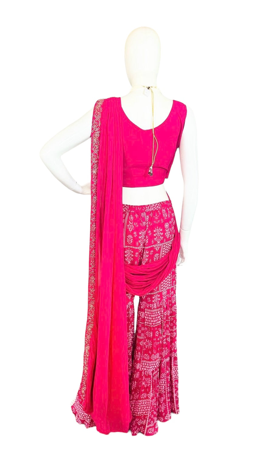 Fuchsia garara drape