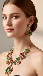 Multi-stone necklace set