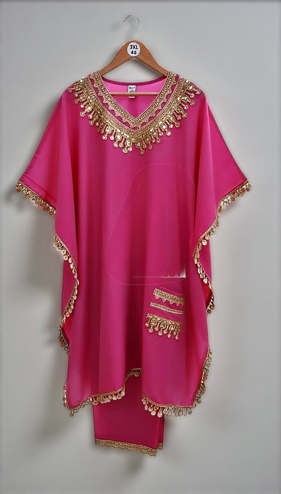 Dark pink kaftaan set