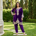 Purple co- ord set
