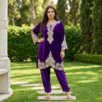 Purple co- ord set