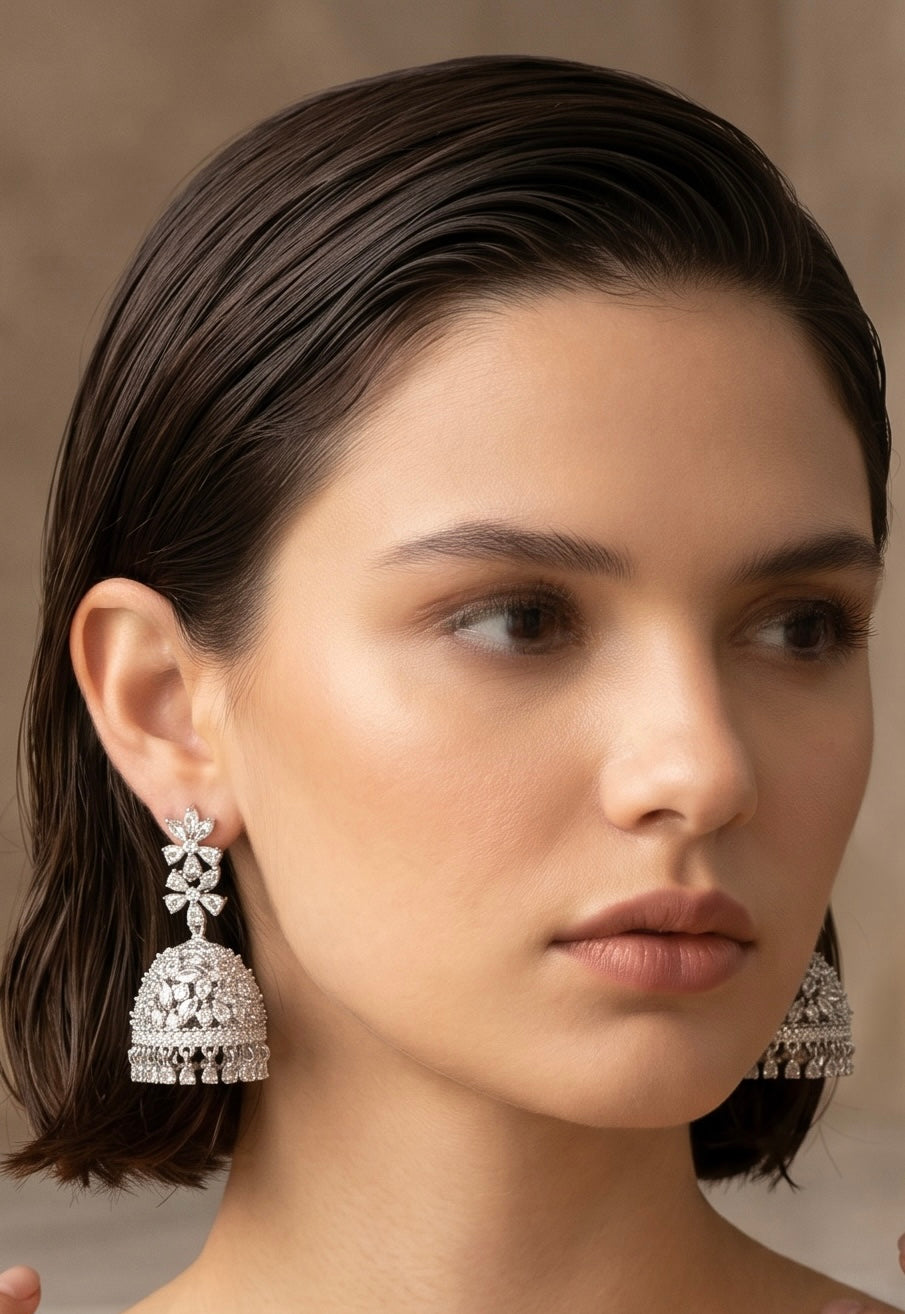 Clear ad jhumkaas