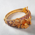 Lavender stone ad bracelet