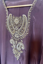 Purple kaftaan set
