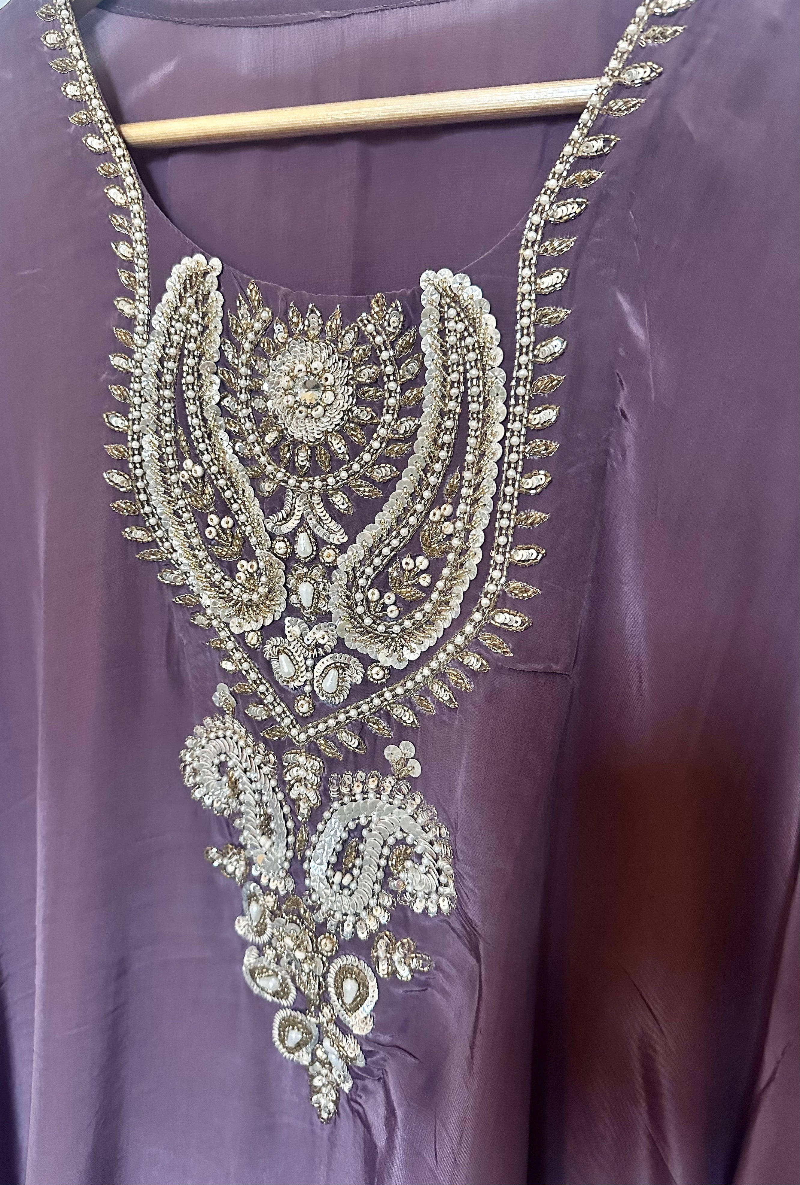 Purple kaftaan set