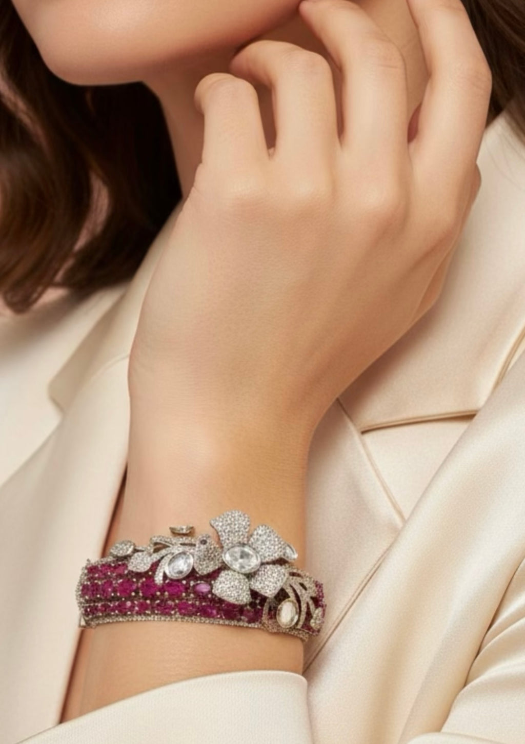 Ruby ad bracelet