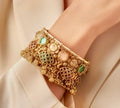Multi-colored stone kada