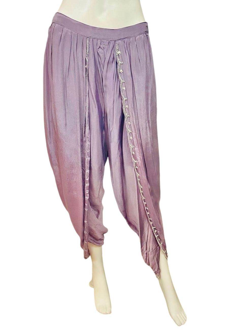 Lavender chinon suit