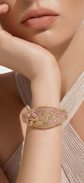 Baby pink ad bracelet