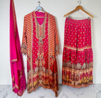 Hot pink garara suit