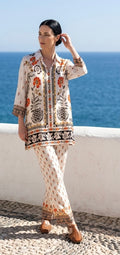 White printed co-ord set