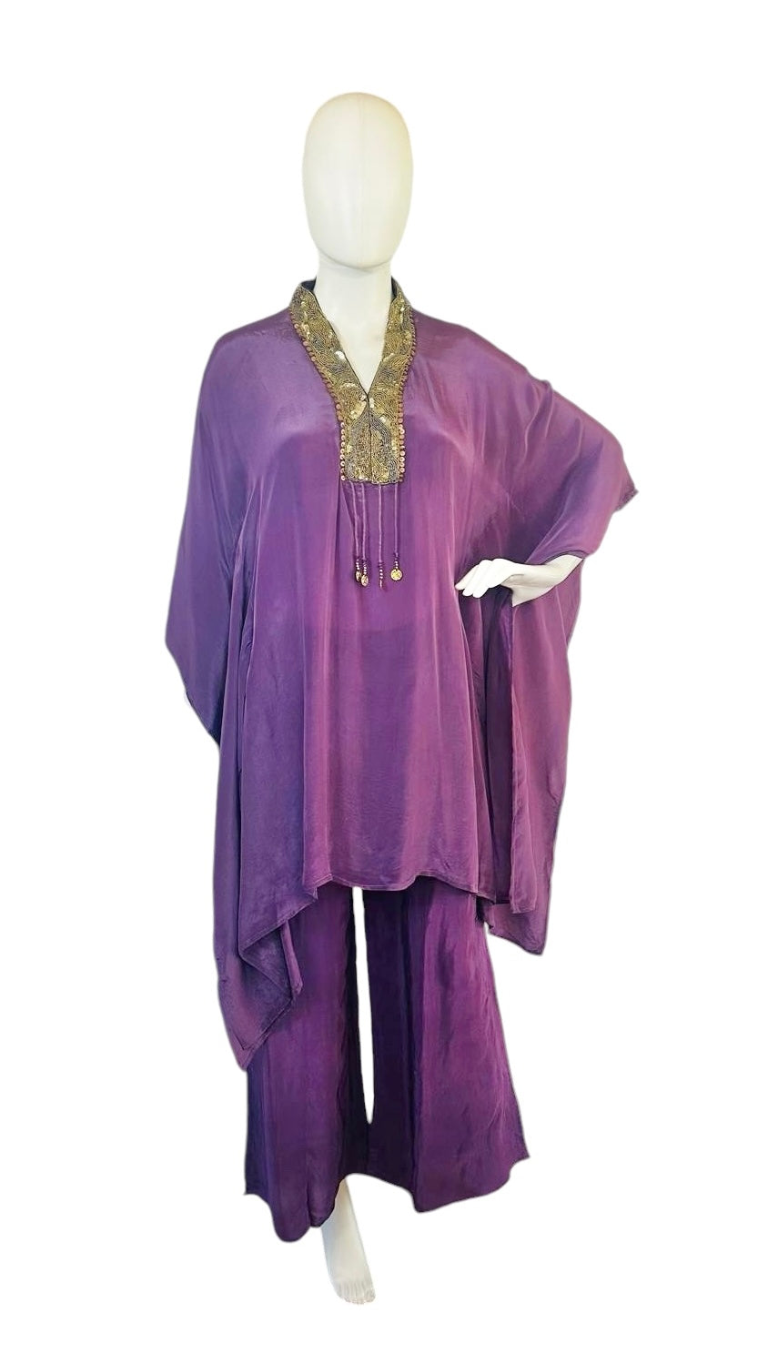 Purple kaftaan set