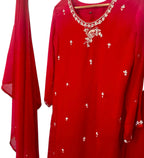 Red Sharara set