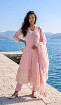 Light pink muslin suit