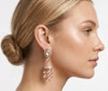 Pink Polki earrings