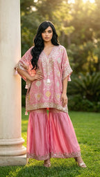 Pink kaftaan set