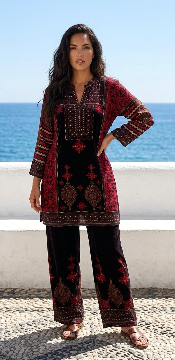 Chocolate brown co-ord set