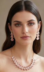 Light pink crystal set