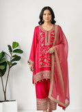 Red Farshi salwaar suit
