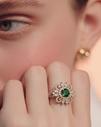 Emerald green ad ring