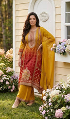 Yellow ombre suit