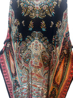 Navy blue kaftaan set
