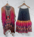 Printed kaftaan set