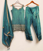 Green farshi salwaar suit
