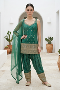 Green bandini suit