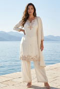 White Sharara suit