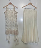 Ivory benarasi sharara suit