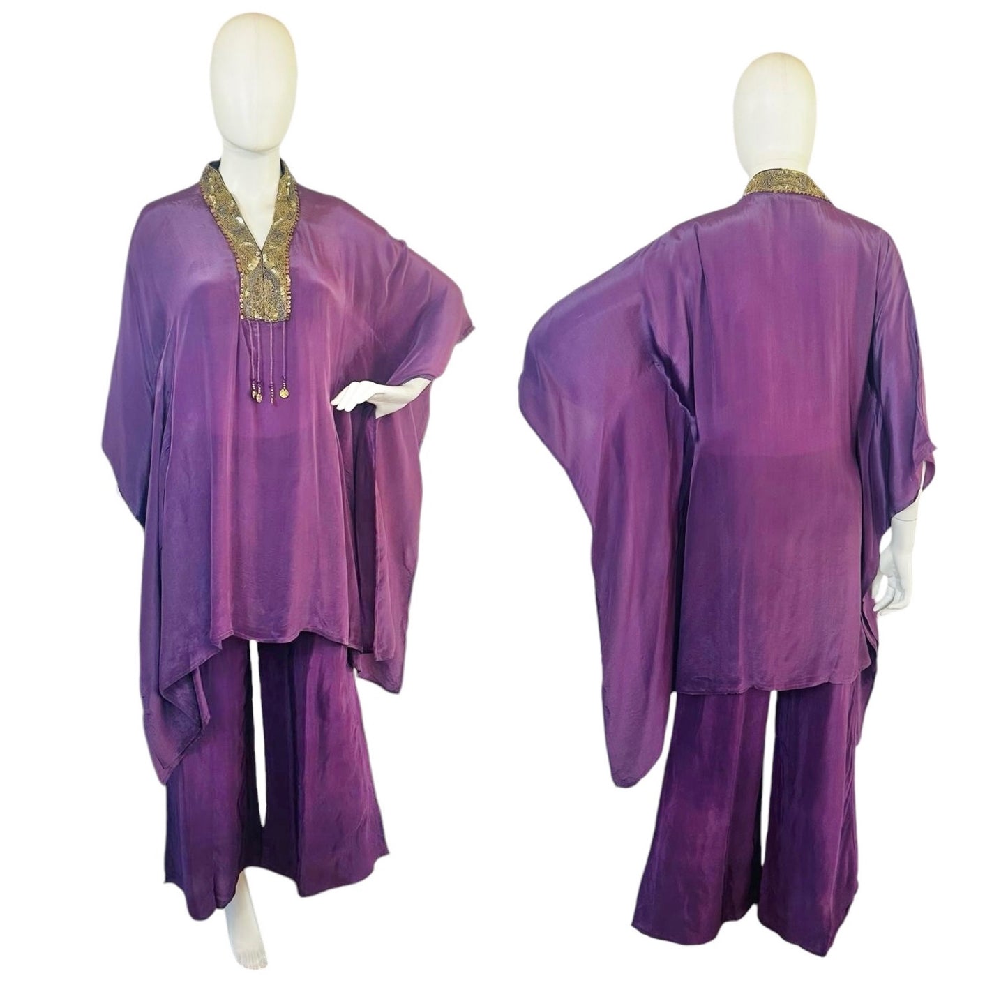 Purple kaftaan set