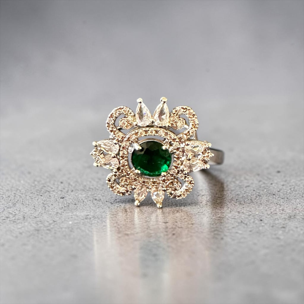 Emerald green ad ring