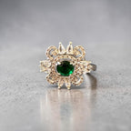Emerald green ad ring