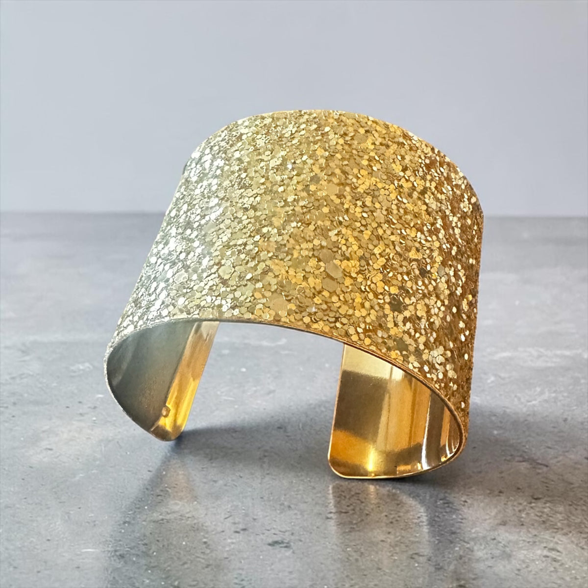 Gold sequins bracelet