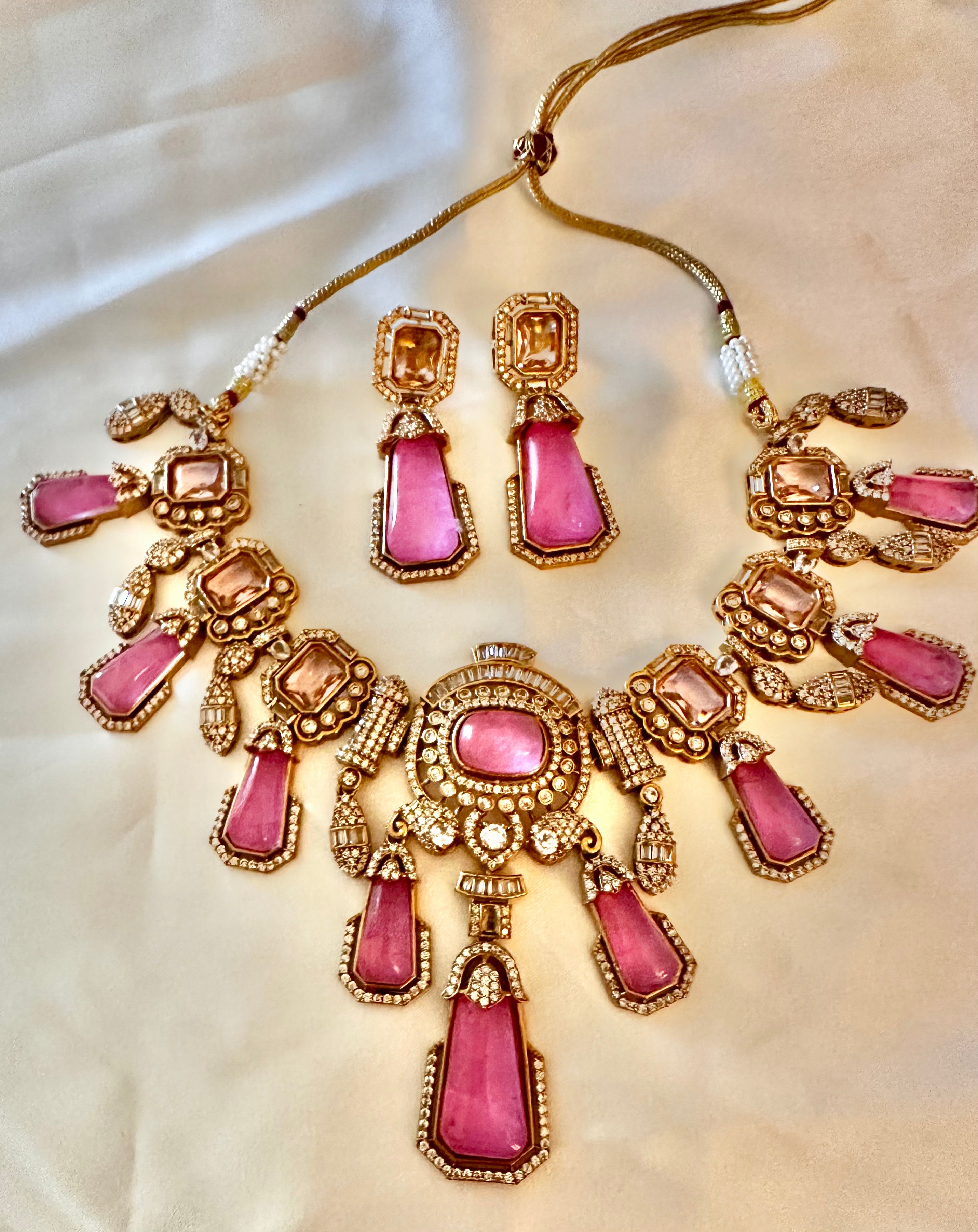 Fuchsia diamente set