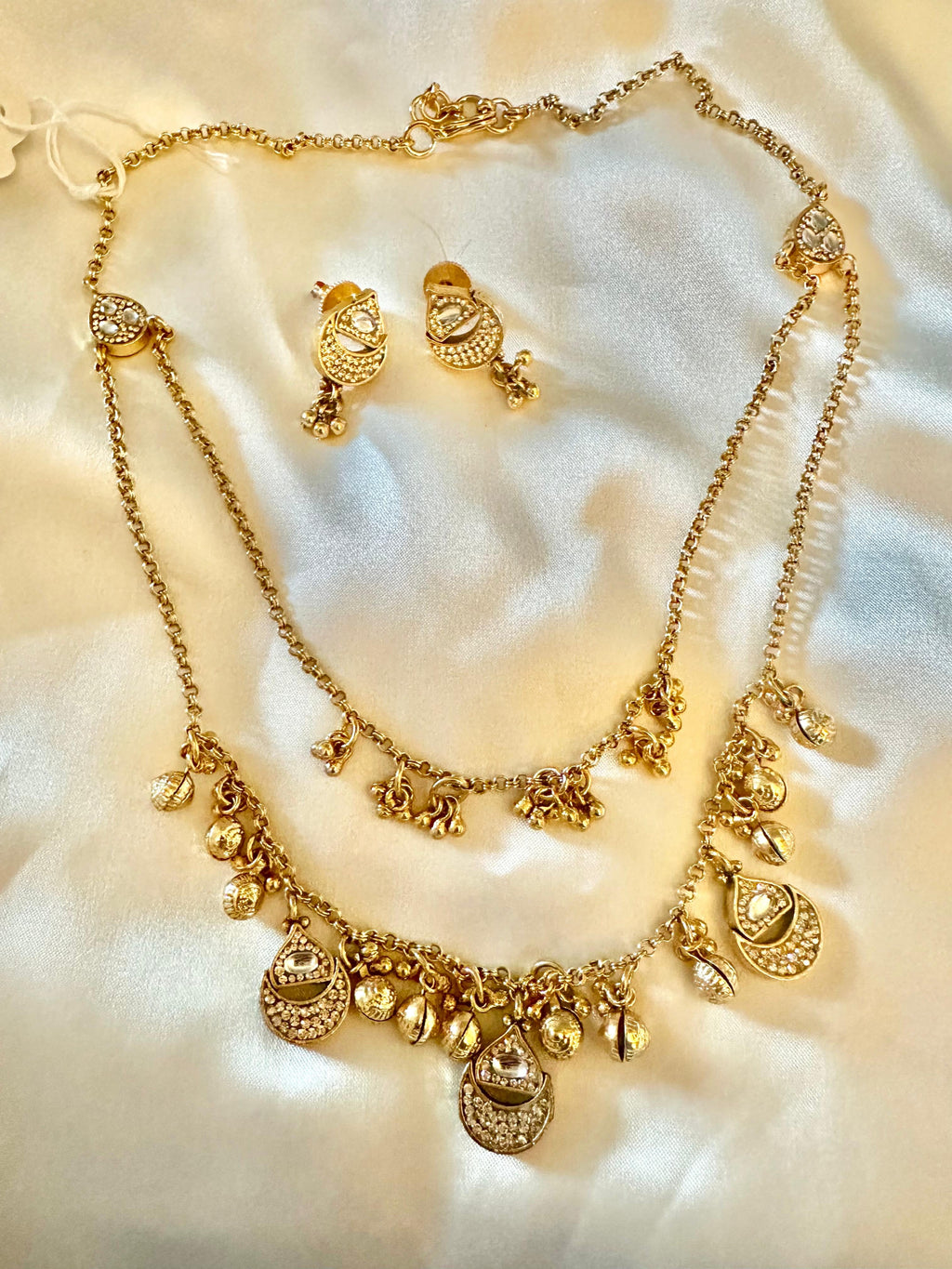 2-layered necklace set
