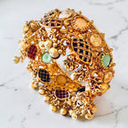 Multi-colored stone kada