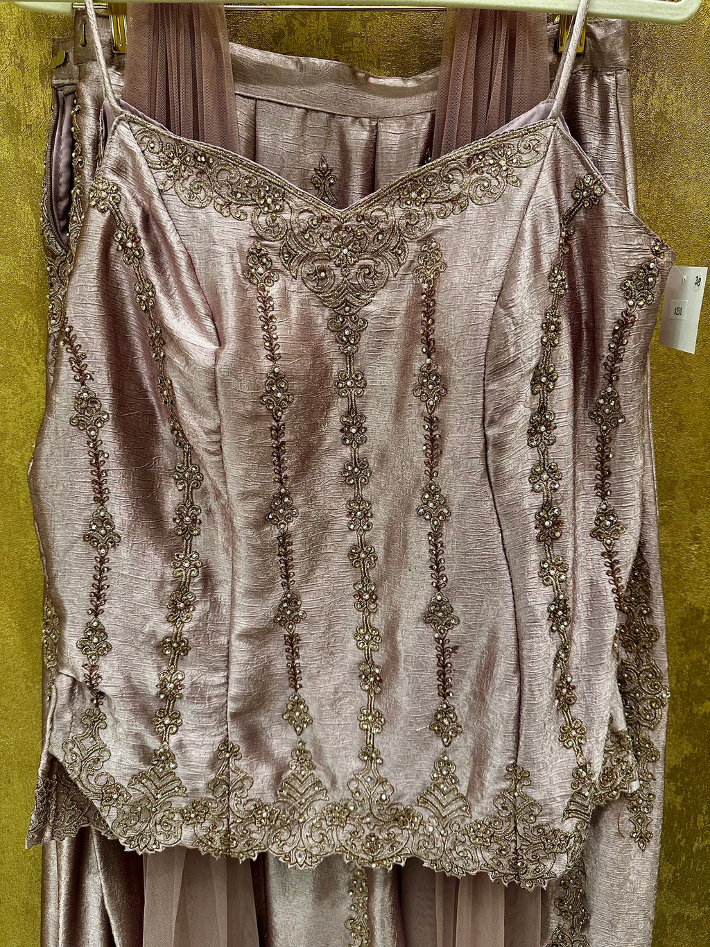 Lavender Sharara fusion set