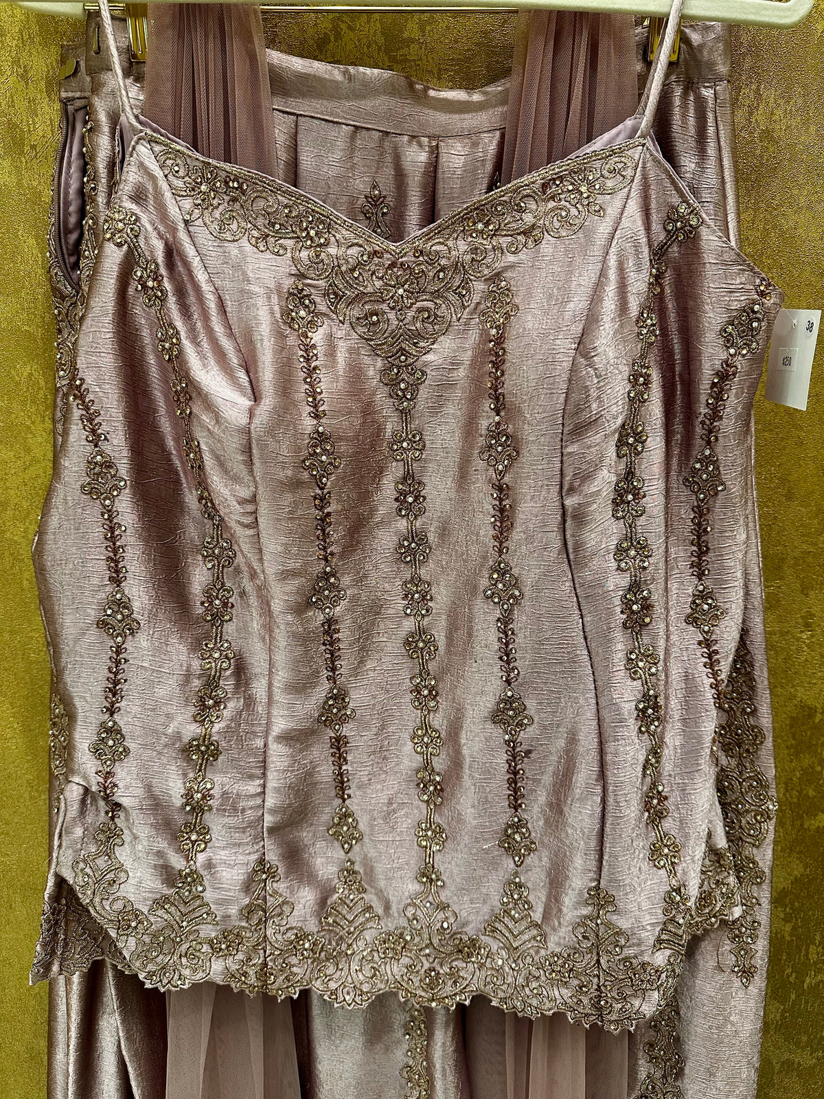 Lavender Sharara fusion set