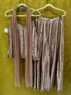 Lavender Sharara fusion set