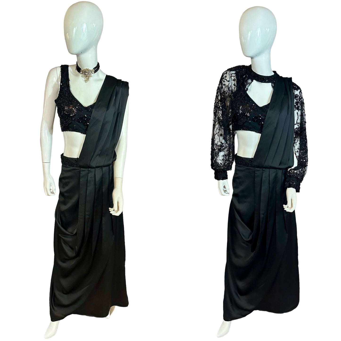 Black fusion drape