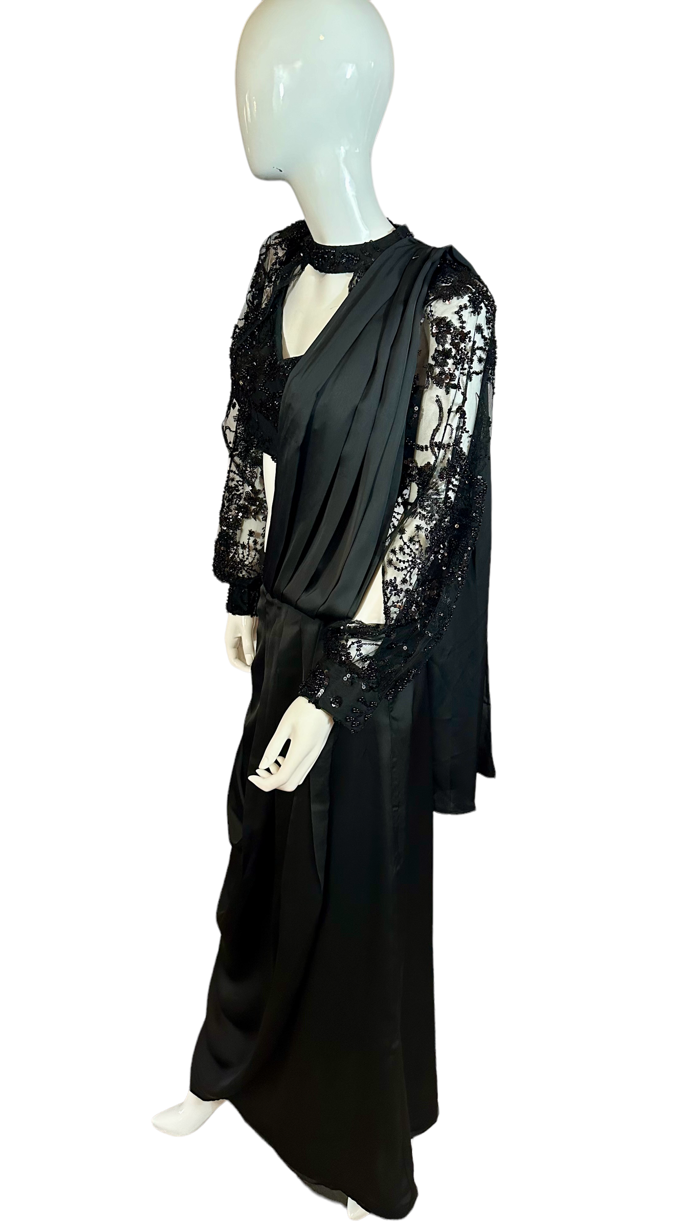 Black fusion drape