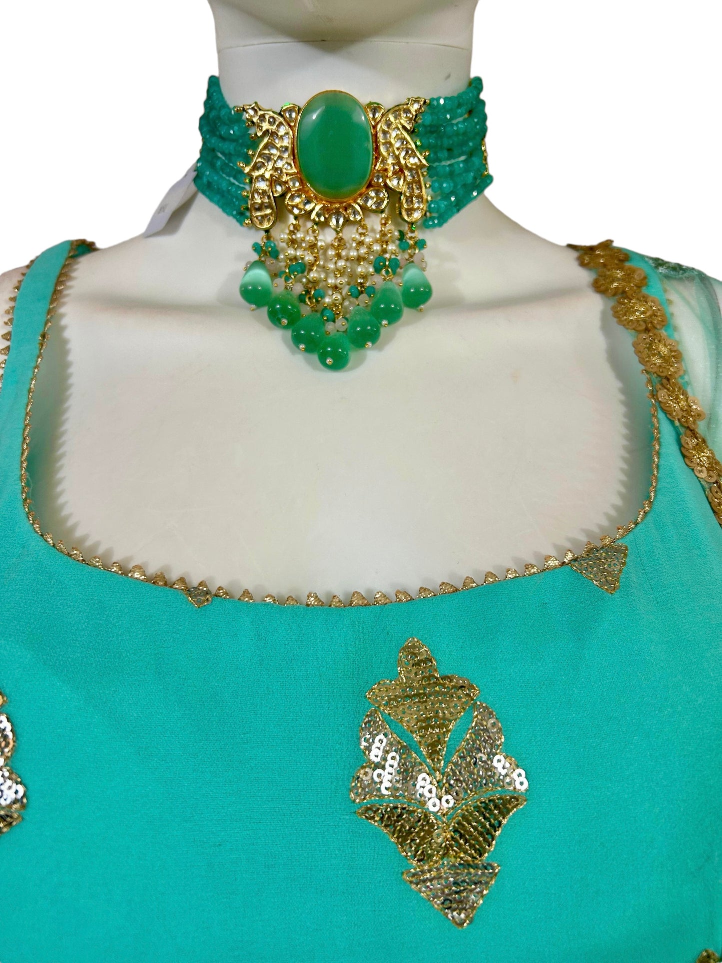 Turquoise garara set