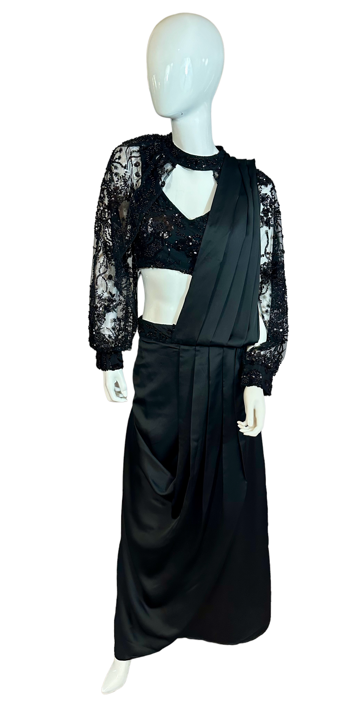 Black fusion drape